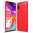 Flexi Slim Carbon Fibre Case for Samsung Galaxy A70 - Brushed Red